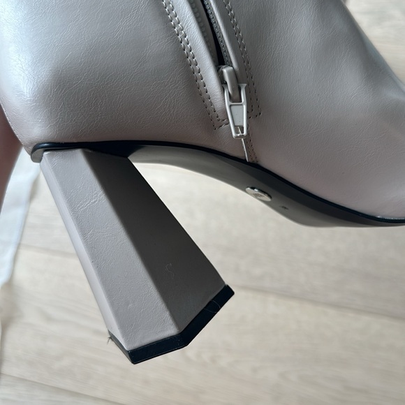 Zara ankle boots with geometric heel - Picture 5 of 6